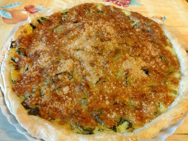 Medvehagymás pite