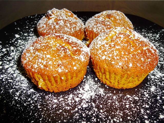 Sütőtökös-mazsolás muffin
