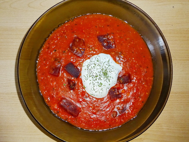 Céklás-vöröslencsés daal