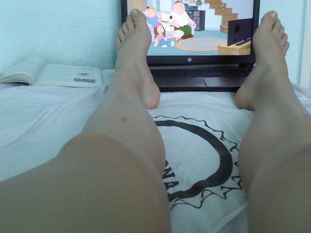 #book#familyguy#laptop#chill