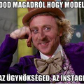 Azt mondod, hogy modell vagy?