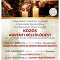 KAPOSÚJLAKI GYERTYAFÉNY - KÖZÖS ADVENTI KÉSZÜLŐDÉS