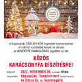 Közös karácsonyfa díszítés