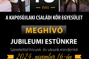 Meghívó JUBILEUMI ESTÜNKRE!