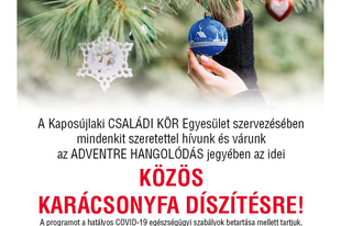 Adventi készülődés - Közös karácsonyfa díszítés