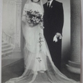 Esküvői kép: Molnár Ida és Csapó Béla