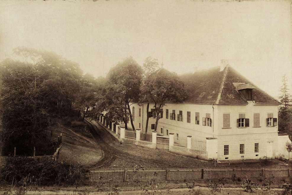 A Széchenyi szárny, az egykori nyári lak 1899 környéként, forrás: FORTEPAN/Budapest Főváros Levéltára