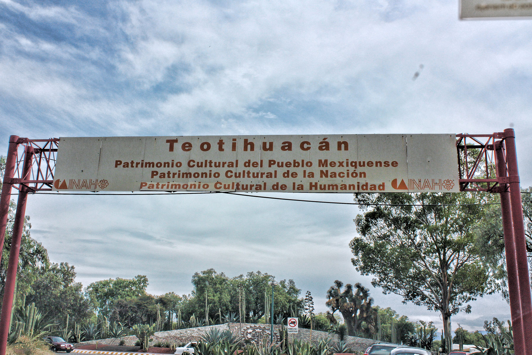 Teotihuacan bejárata