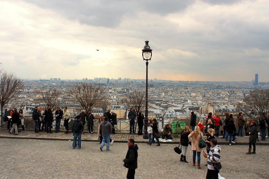 Kilátás a Sacre Coeur-től 