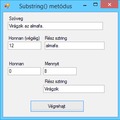 SZTRING: Szövegből részszöveg kimásolása kétféle módon