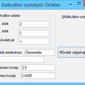 ÖRÖKLÉS. Kalkulátor