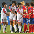 Észak-Korea női csapata férfias győzelme