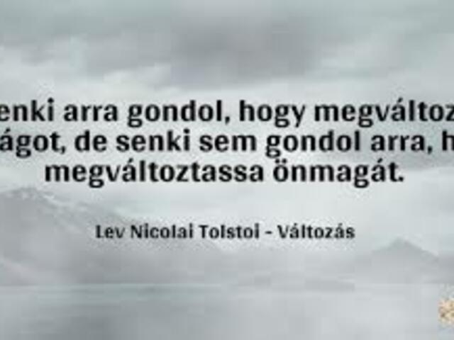 Gondolataim 91. rész / A változás