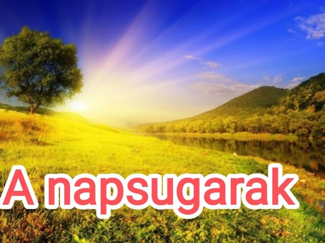 A napsugarak