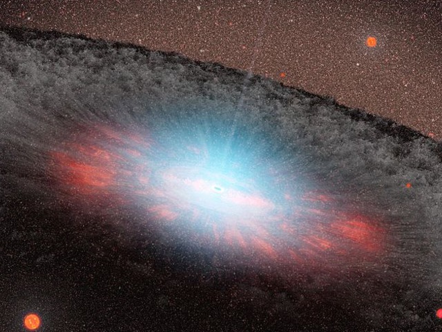 A szupermasszív fekete lyuk, amely fogta magát és lelépett