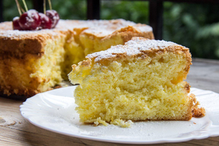 Glutenmentes piskóta puding porból