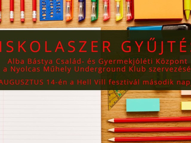 Iskolaszer gyűjtés a Nyolcas Műhelyben