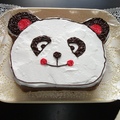 Születésnapi panda maci csokoládé torta