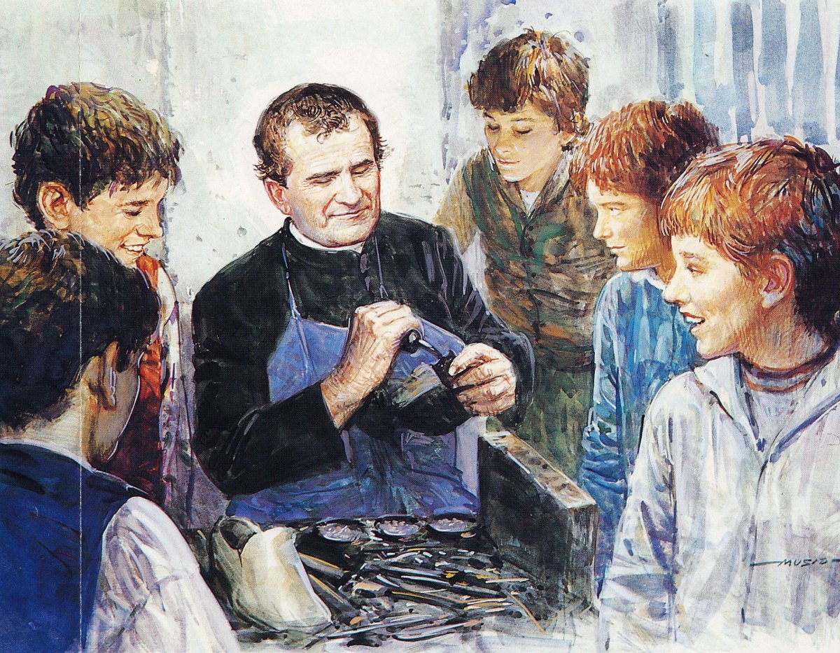 Don Bosco a gyerekek körében.jpg