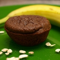 Banános-csokis muffin házi készítésű zablisztből