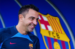 Xavi számai a Barcelona többi edzőjével összehasonlítva 100 mérkőzés után