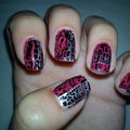 Daily nail - pink cracked