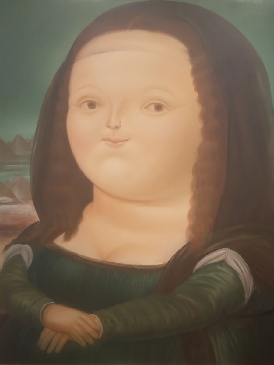 Mona Lisa Botero által - Botero az, aki mindent kövérben fest le