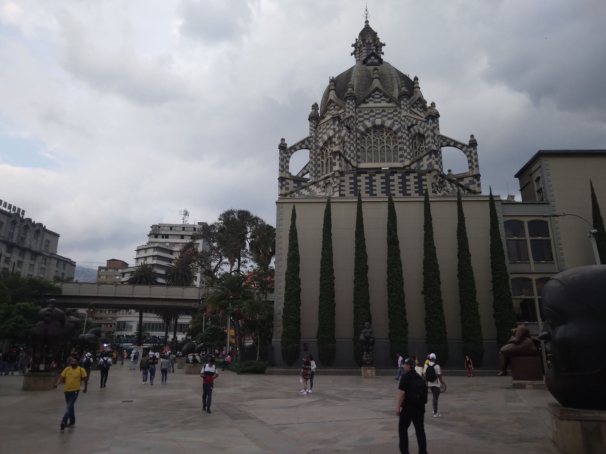 Plaza Botero a történelmi negyedben