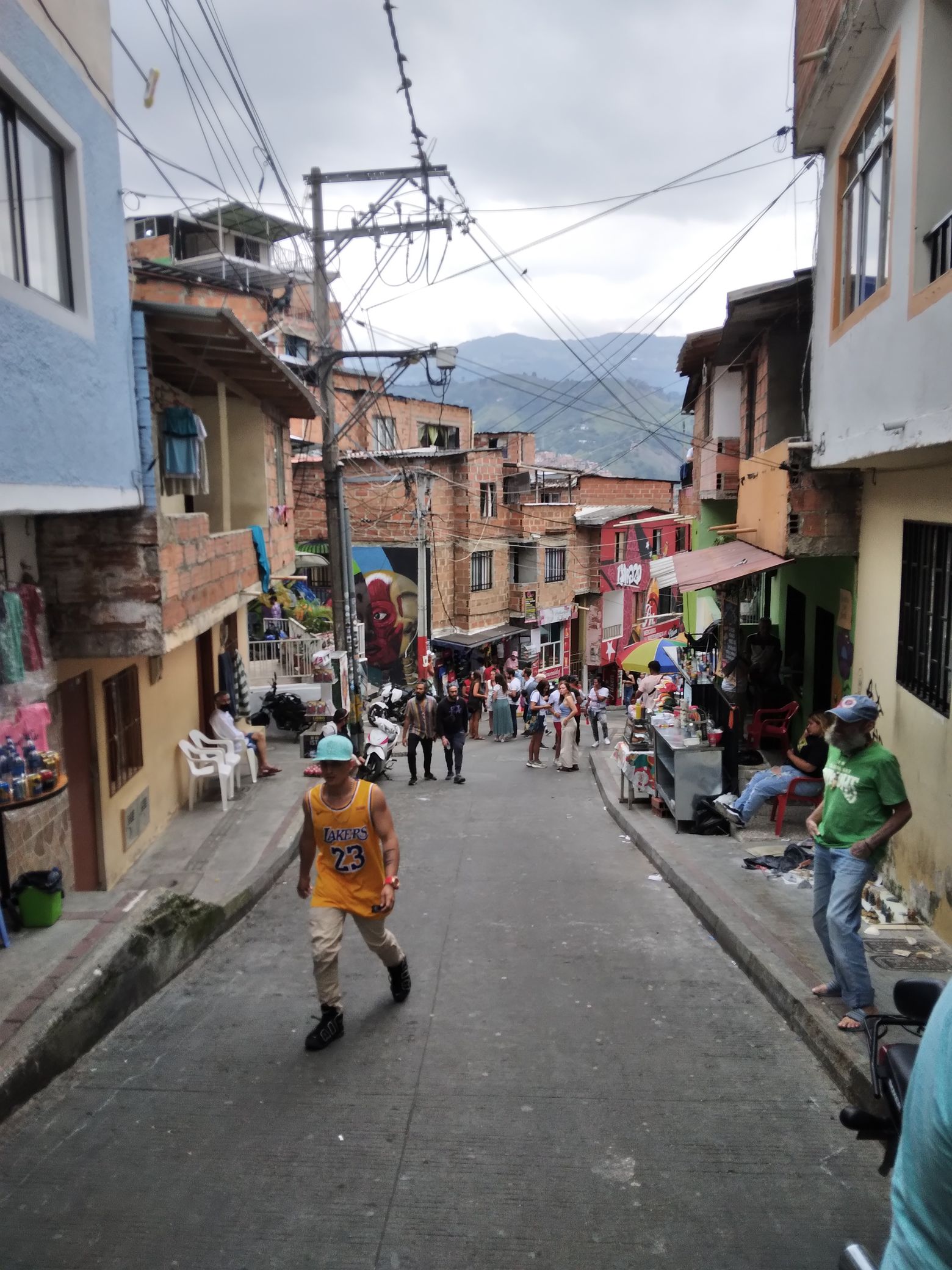 Utcakép Comuna 13-ban