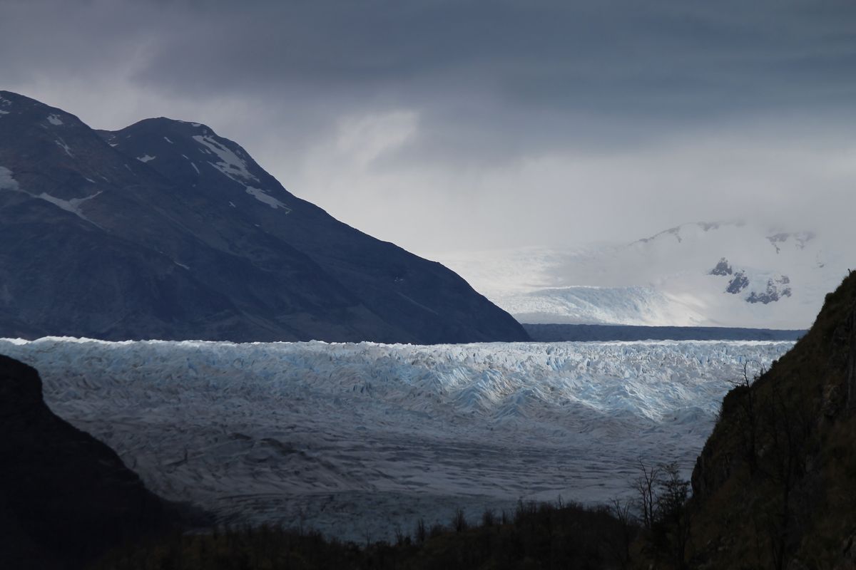 Glaciar Grey közelebbről