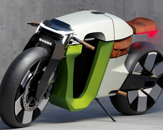 Škoda café racer stílustanulmány