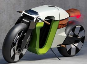 Škoda café racer stílustanulmány