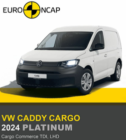 Euro NCAP: Platina minősítést kapott a Caddy Cargo