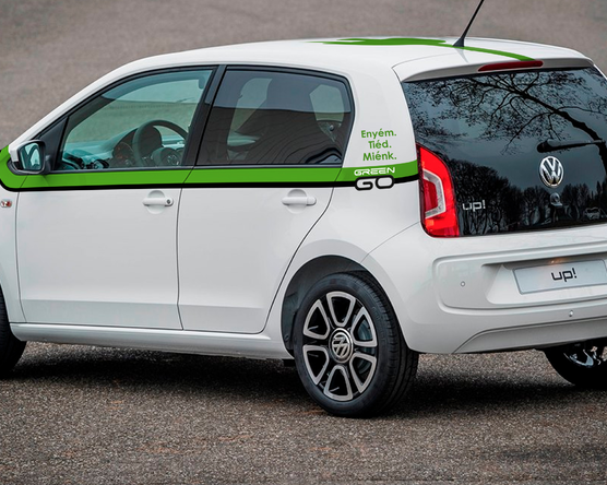 Volkswagen e-up kocsikat kínál a GreenGo