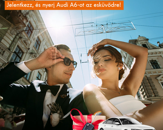 Hófehér Audival az esküvőre