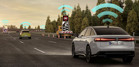 Car2X, a Volkswagen életmentő rendszere