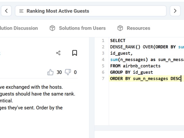 Dense rank with sum in the over clause