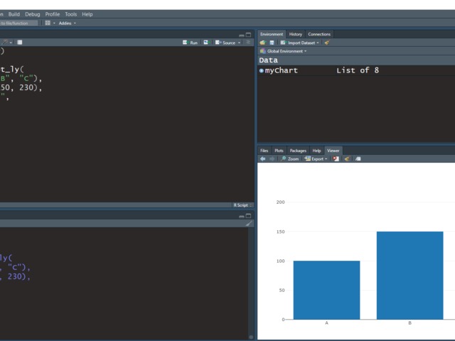 Use R visualisations in PowerBI