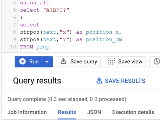 BigQuery Trim column from a specific character