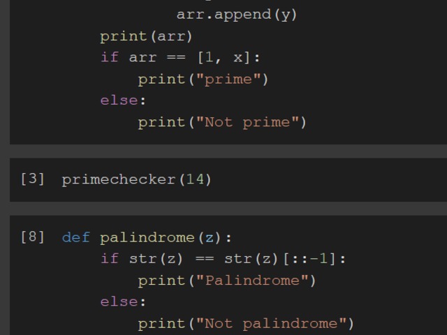 Simple Prime number and palindrome checker Python