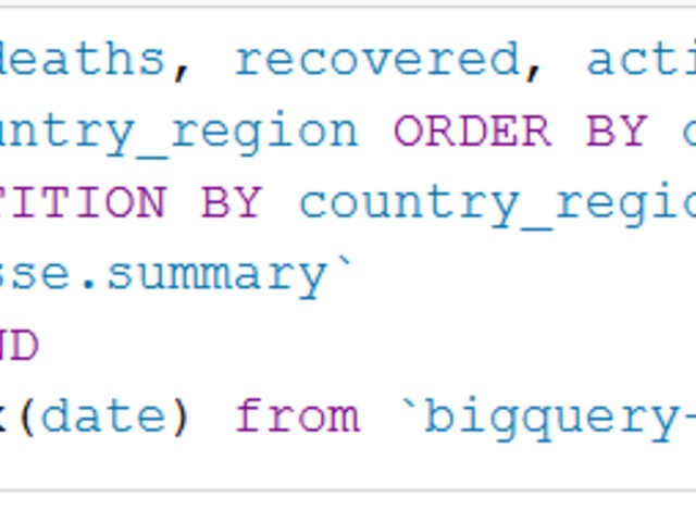 Israel Covid Cases (Google Public data, BigQuery)