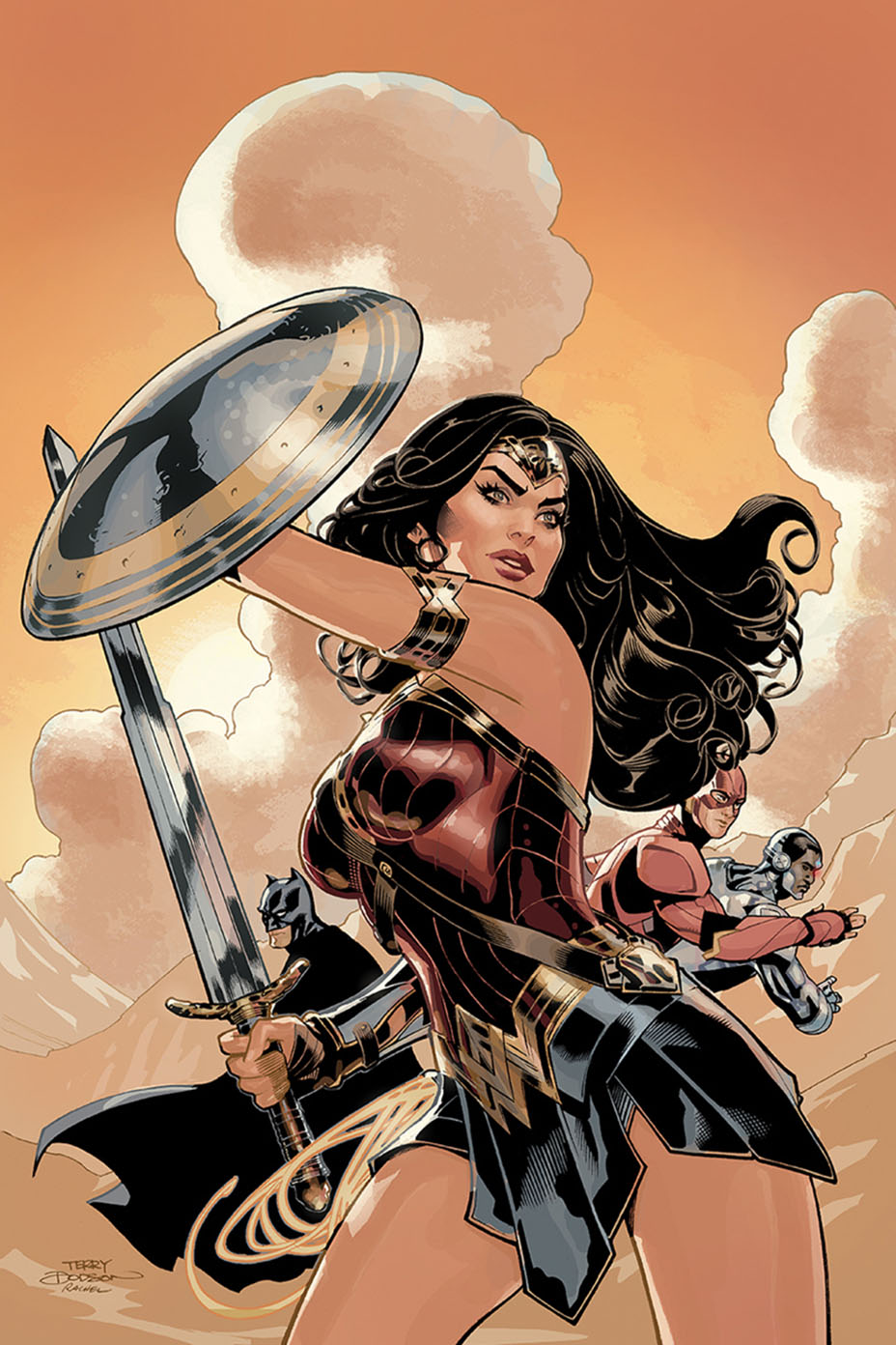 WONDER WOMAN #34 variáns borító, Terry Dodson munkája, november 1-jén jelenik meg