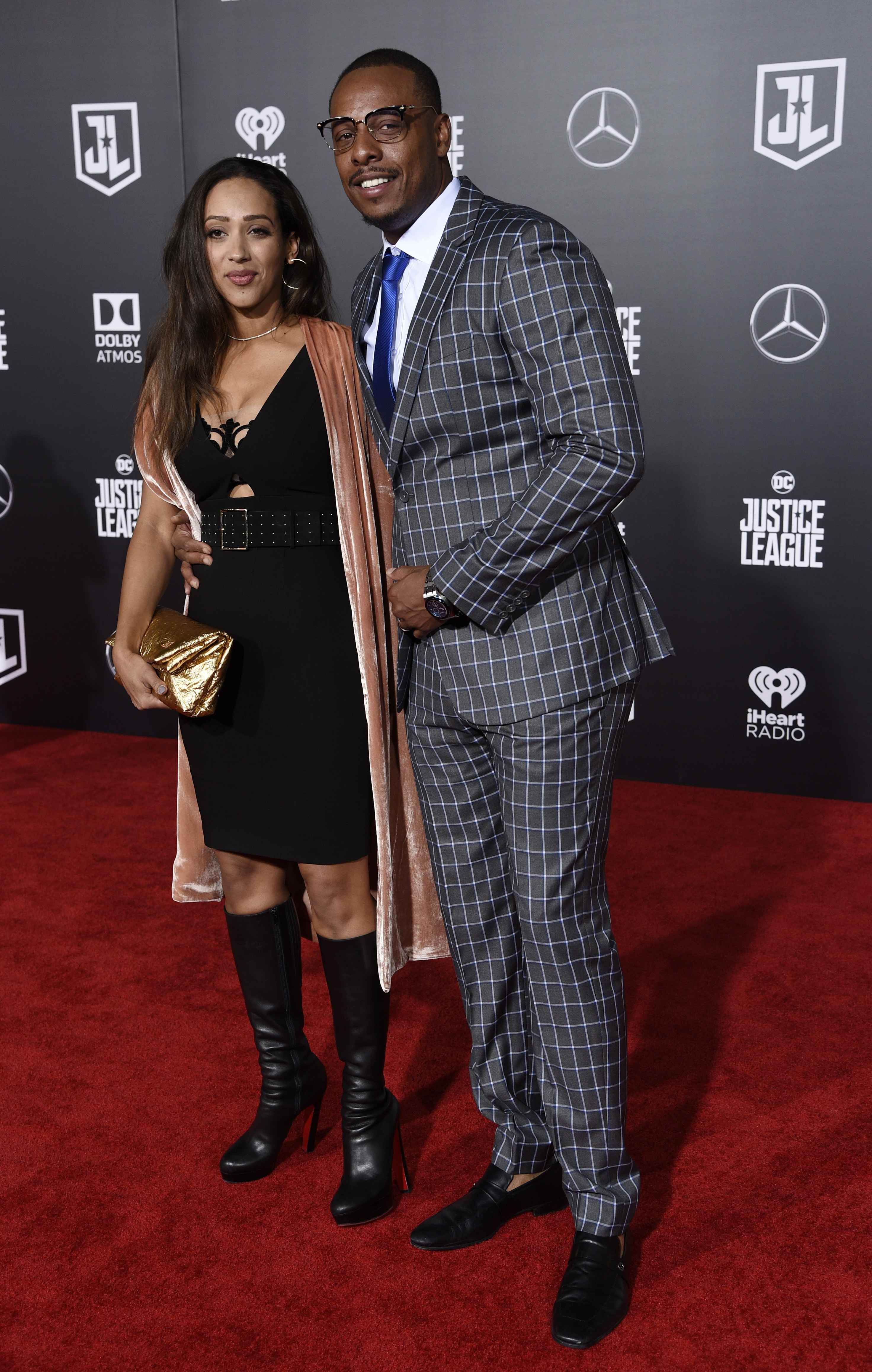 Paul Pierce, visszavonult kosárlabdázó és felesége, Julie
