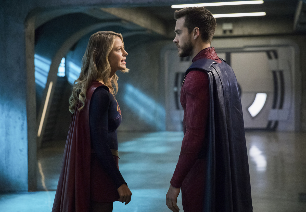 Supergirl -- ‘In Search of Lost Time‘ -- Image Number: SPG315b_0073.jpg -- Pictured (L-R): Melissa Benoist as Kara/Supergirl and Chris Wood as Mon-El -- Photo: Jack Rowand/The CW -- ÃÂ© 2018 The CW Network, LLC. All Rights Reserved.