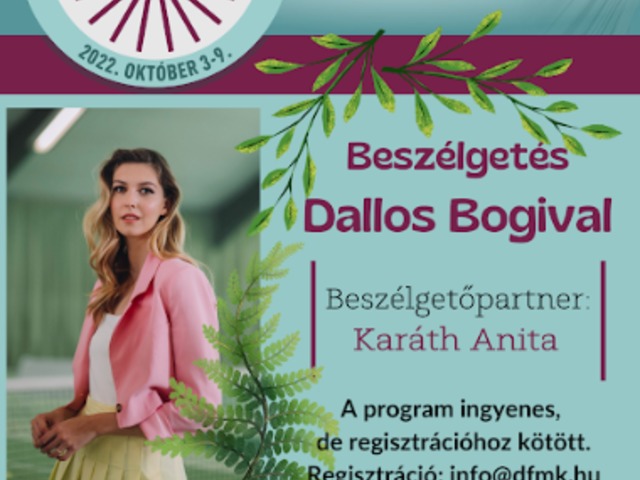 Országos Könyvtári Napok - Dallos Bogi