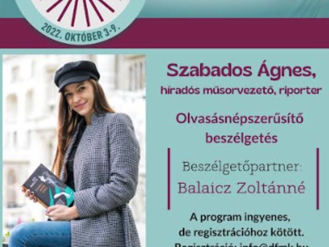 Országos Könyvtári Napok - Szabados Ágnes