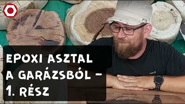 Epoxi asztal a garázsból - DIY 1. rész