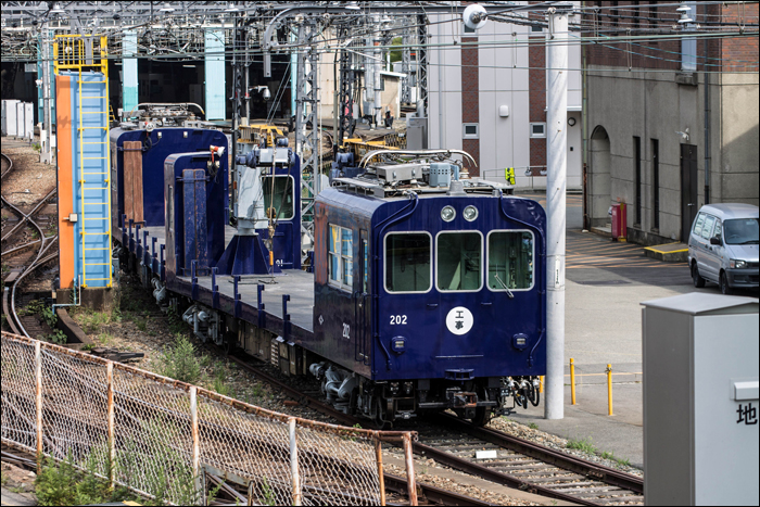 A Hanshin vasúttársaság 201/202-es sorozatú PFT járműve.
