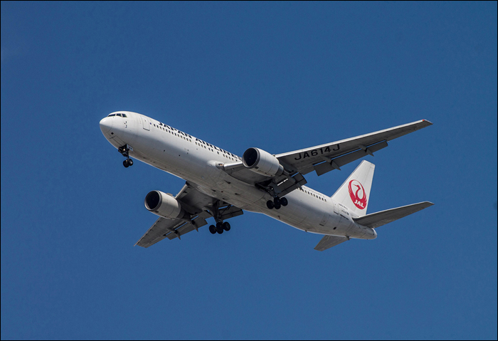 A Japan Airlines egyik Boeing 767-346(ER) típusú gépe.
