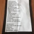 A setlisttel búcsúzunk. Good night, Devotees!